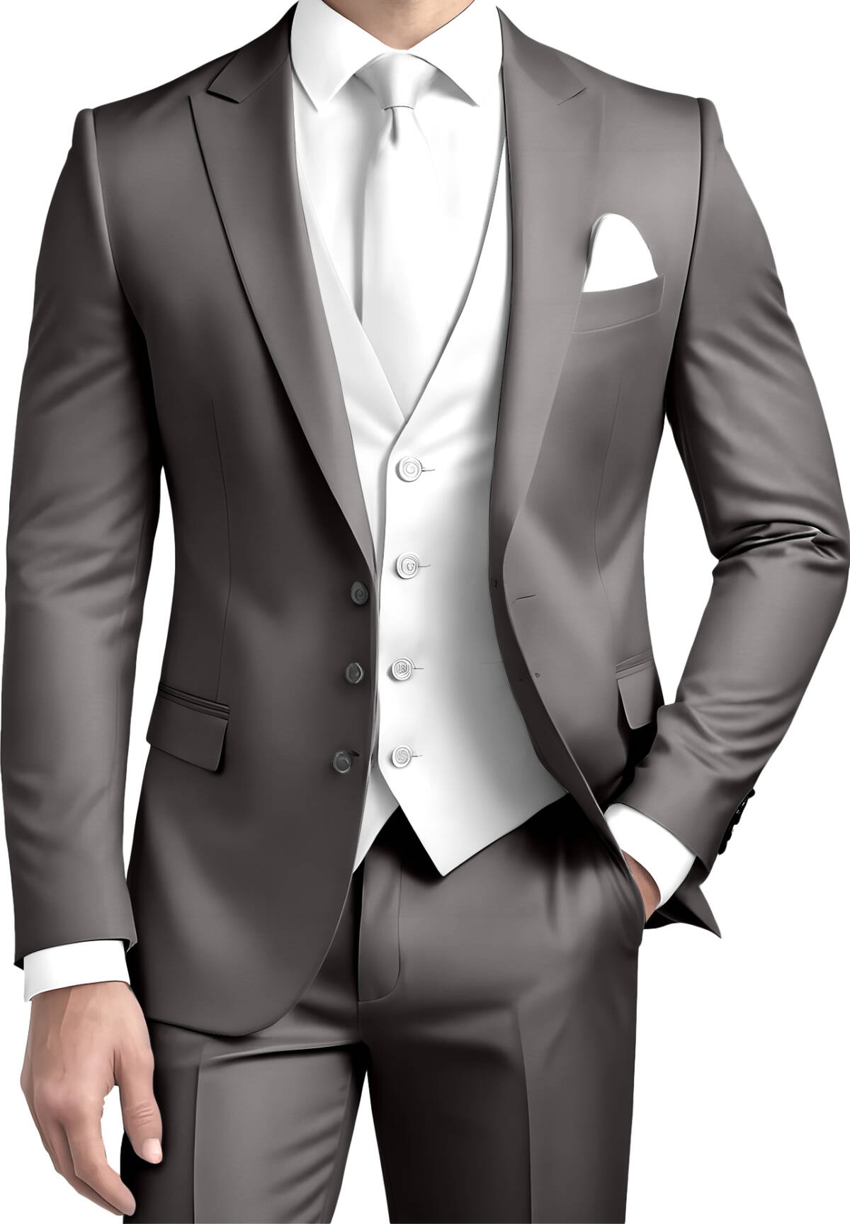Men's Suit with Vest